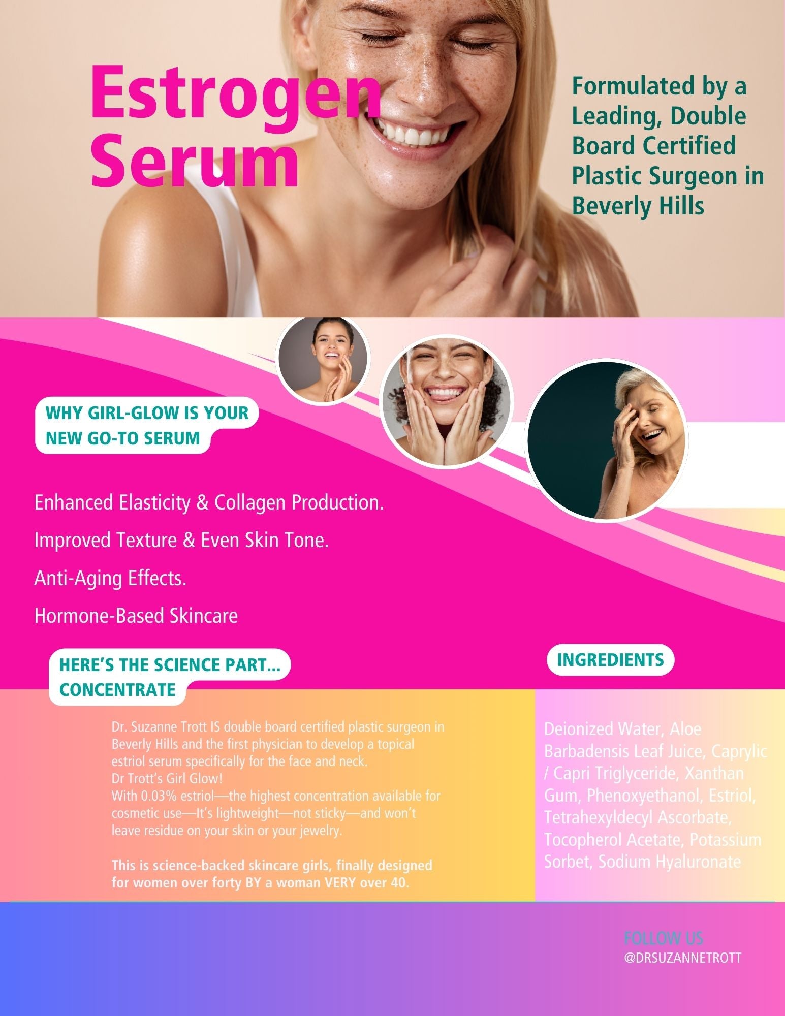 Dr. Trott's "Girl Glow" Topical Estrogen Serum